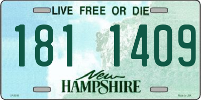 NH license plate 1811409
