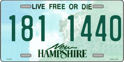 NH license plate 1811440