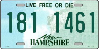 NH license plate 1811461