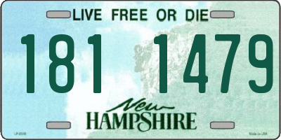 NH license plate 1811479