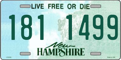 NH license plate 1811499