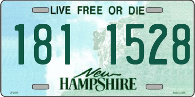 NH license plate 1811528