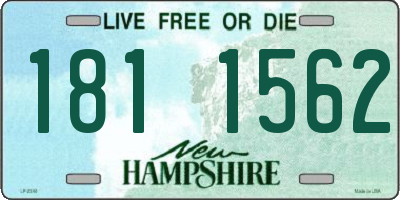 NH license plate 1811562
