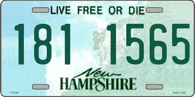 NH license plate 1811565