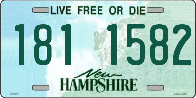 NH license plate 1811582