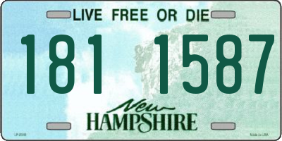 NH license plate 1811587
