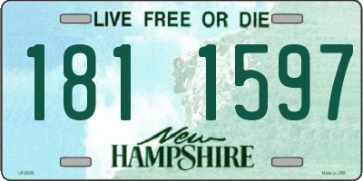 NH license plate 1811597