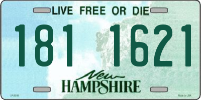 NH license plate 1811621