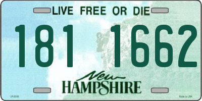 NH license plate 1811662