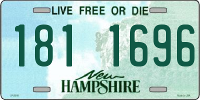 NH license plate 1811696