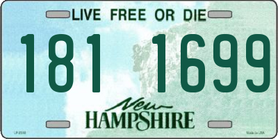 NH license plate 1811699