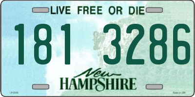 NH license plate 1813286