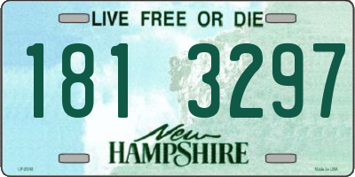 NH license plate 1813297
