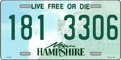 NH license plate 1813306