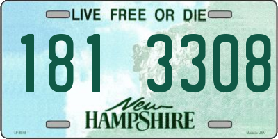 NH license plate 1813308