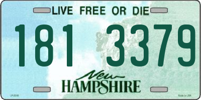 NH license plate 1813379