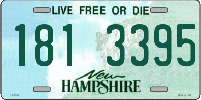NH license plate 1813395