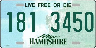 NH license plate 1813450