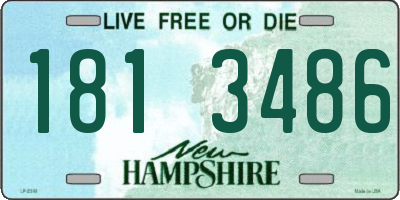 NH license plate 1813486