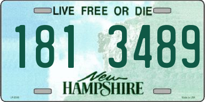 NH license plate 1813489