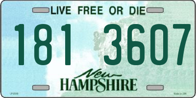 NH license plate 1813607