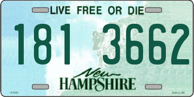 NH license plate 1813662