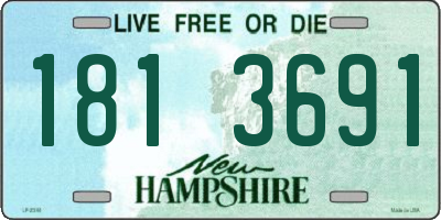 NH license plate 1813691