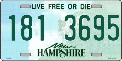 NH license plate 1813695