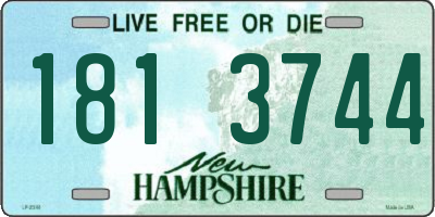 NH license plate 1813744