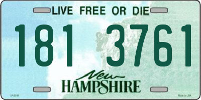 NH license plate 1813761