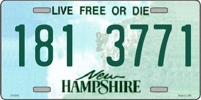 NH license plate 1813771