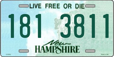 NH license plate 1813811
