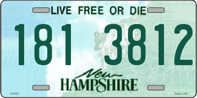NH license plate 1813812