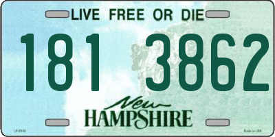 NH license plate 1813862