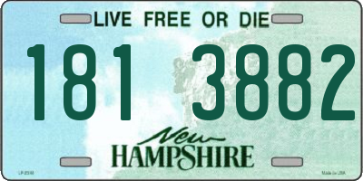 NH license plate 1813882