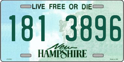 NH license plate 1813896