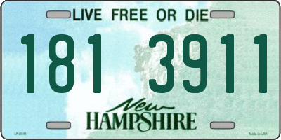 NH license plate 1813911
