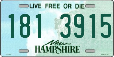 NH license plate 1813915