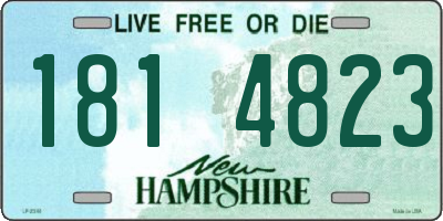 NH license plate 1814823