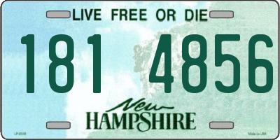 NH license plate 1814856