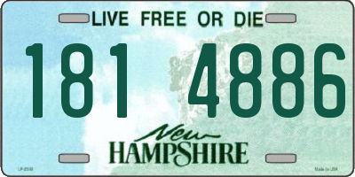 NH license plate 1814886