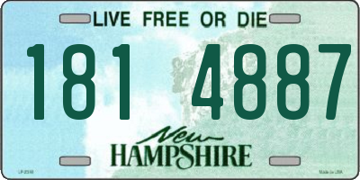 NH license plate 1814887