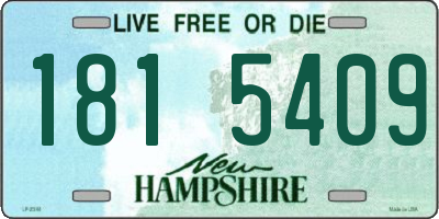NH license plate 1815409