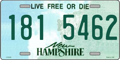 NH license plate 1815462
