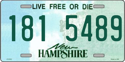 NH license plate 1815489