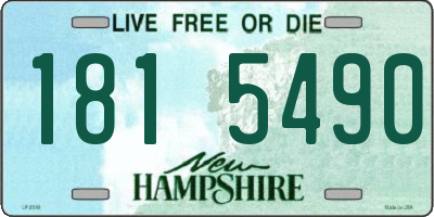 NH license plate 1815490