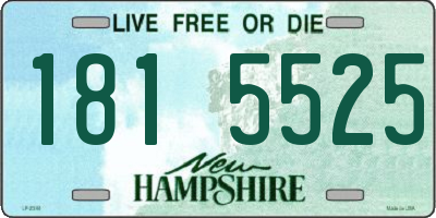 NH license plate 1815525