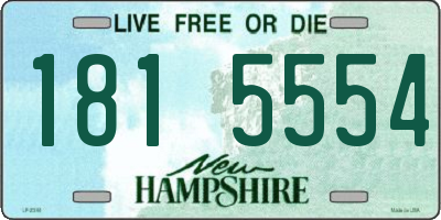 NH license plate 1815554