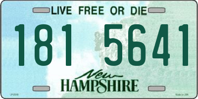 NH license plate 1815641