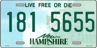 NH license plate 1815655